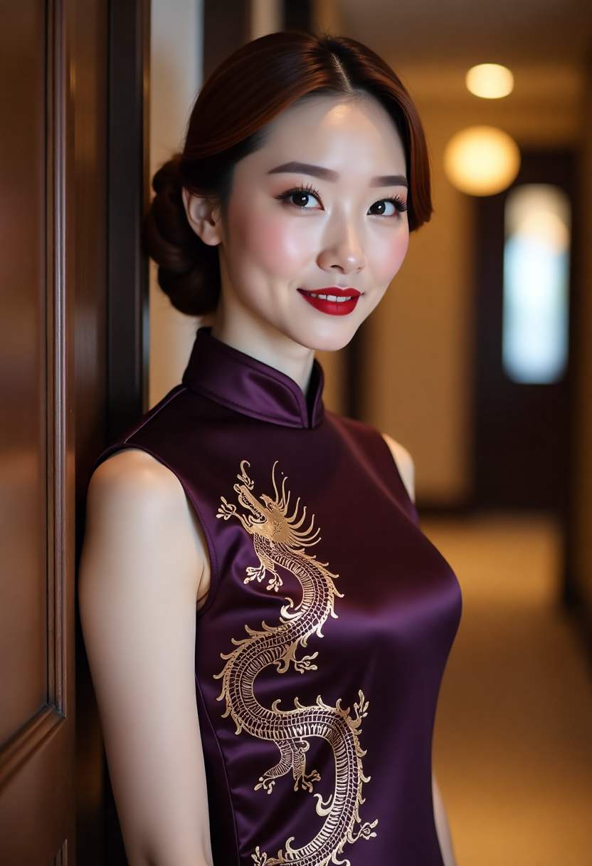 北码头货轮与拖船灯光